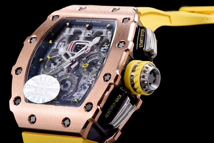 Richard Mille Replica RM 11-03 Yellow Strap