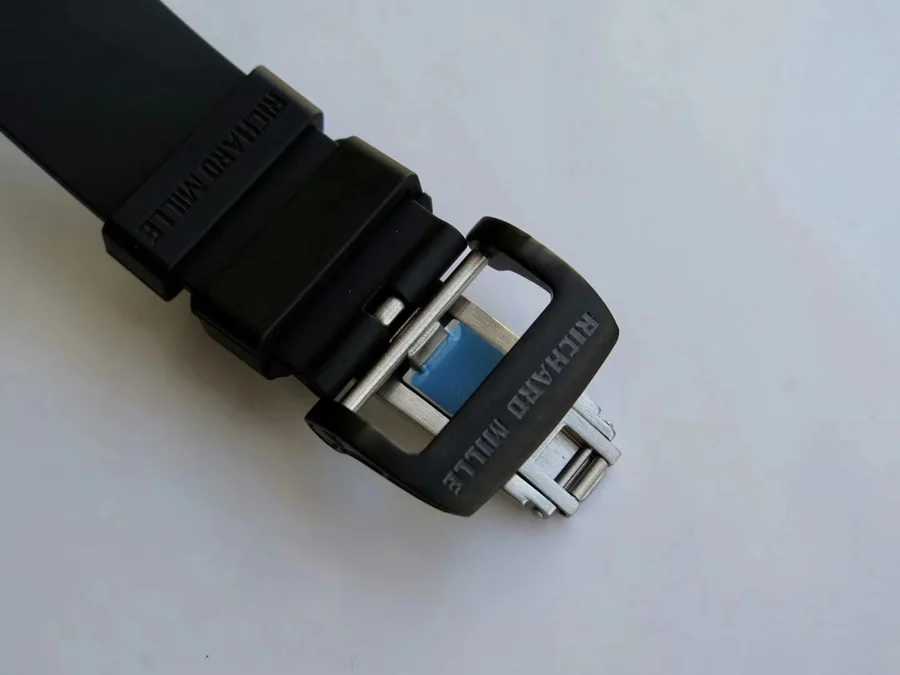 Richard Mille Replica RM 055 Full Ceramic Case Black Strap