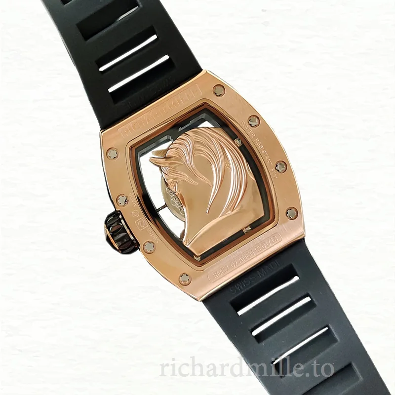 Richard Mille RM52-02 Mechanical Men Rubber Band Horse Dial Diamond Bezel