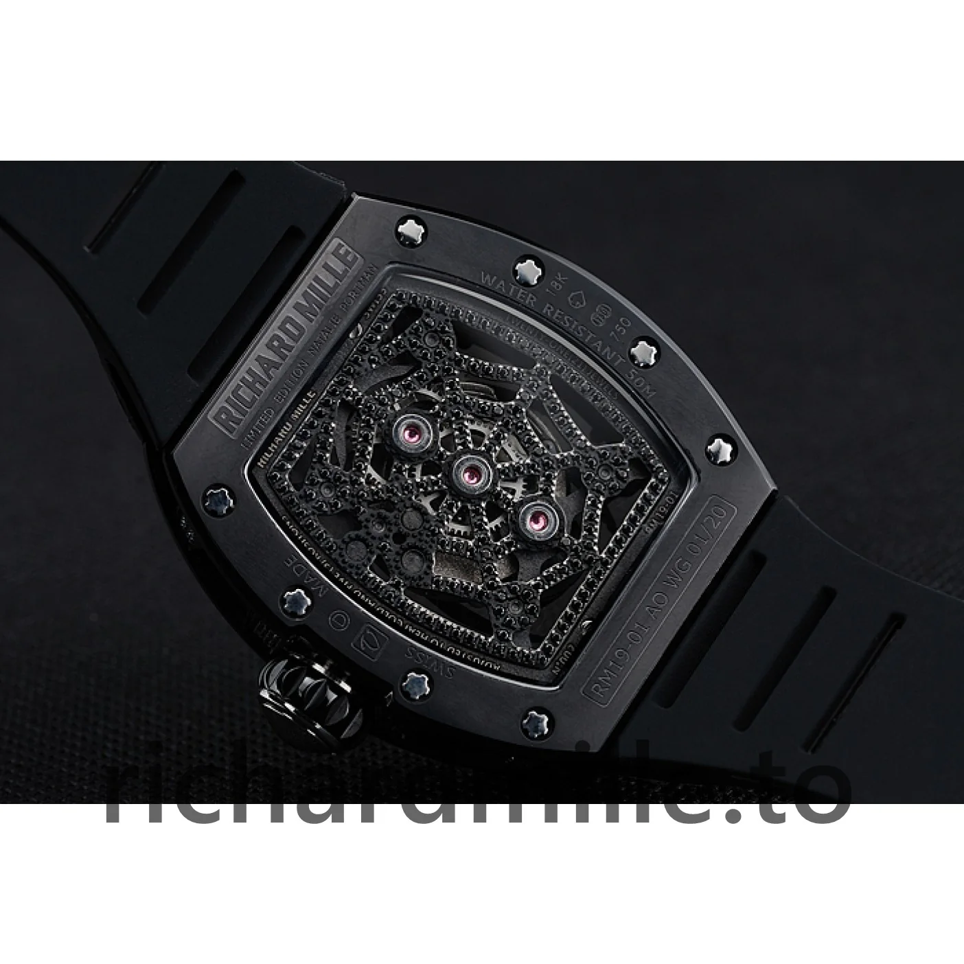 Richard Mille RM 19-01 1454259 Men Black Dial Watch