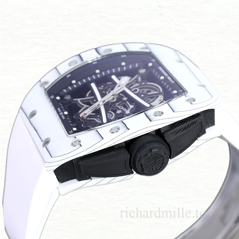 Richard Mille RM 61-01 Men Automatic Transparent Dial Watch