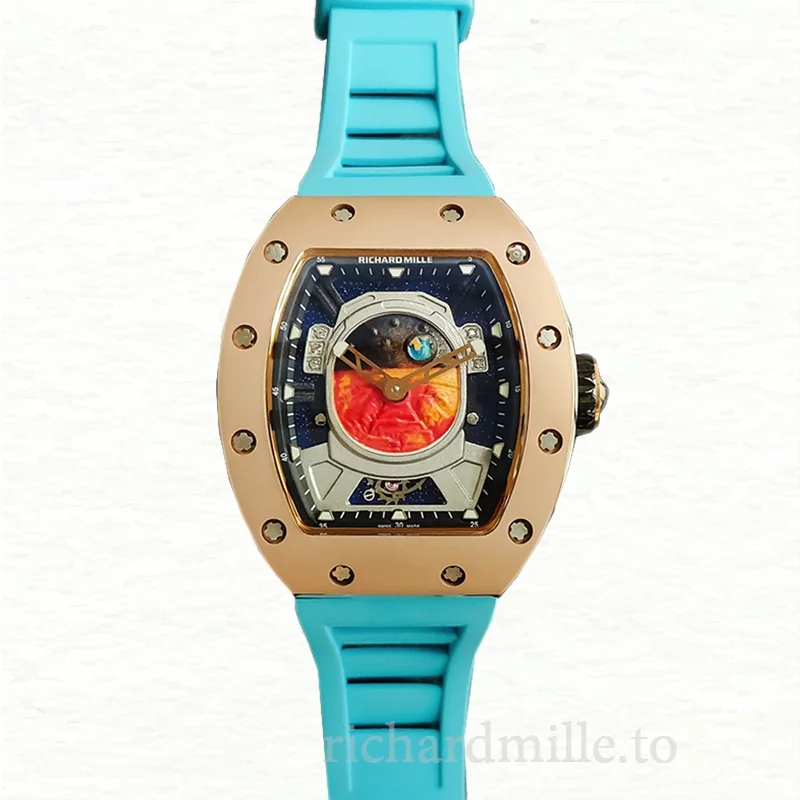 Richard Mille RM52-05 Men Mechanical Watch Mars Earth Dial