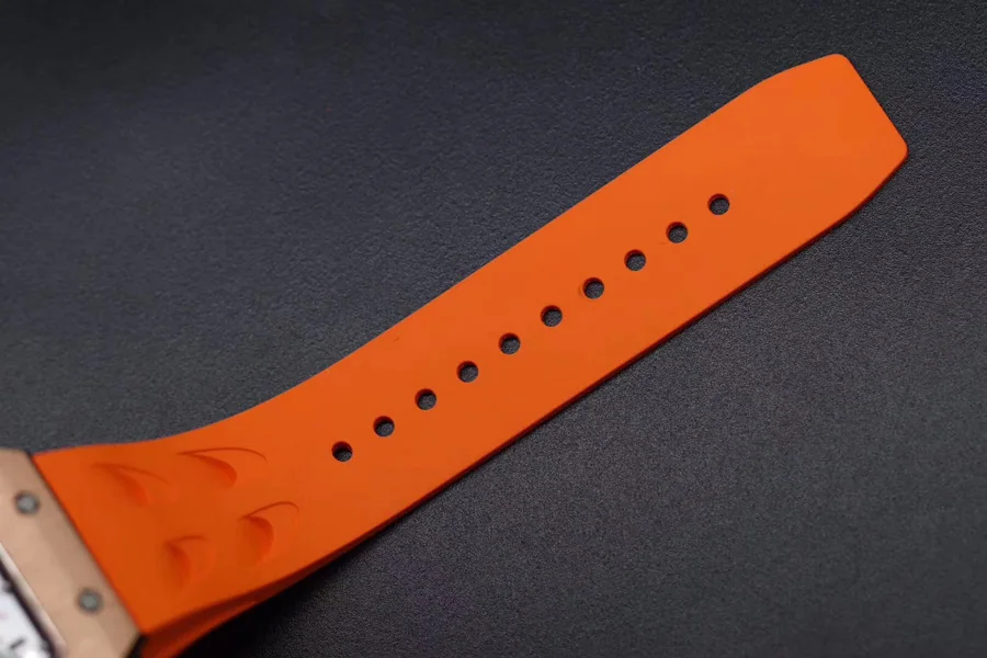 Richard Mille Replica RM 011 Orange Strap Through Bottom