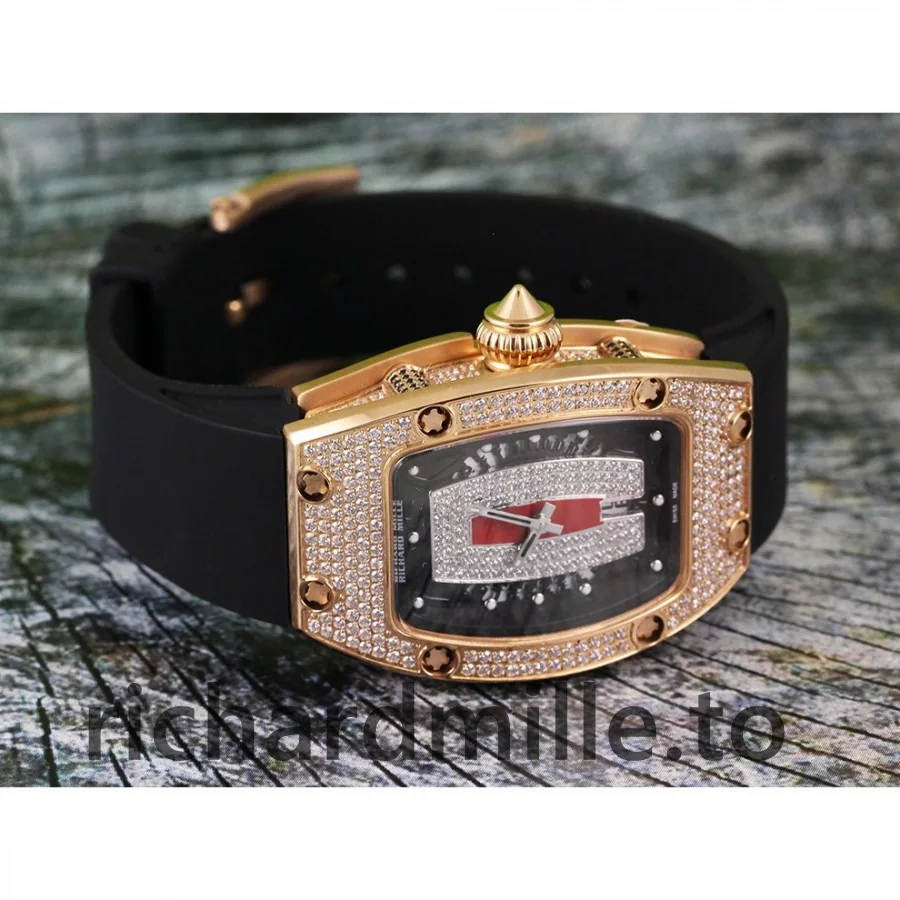 Richard Mille RM007 AF WG/201 Mens Rubber 40mm Watch
