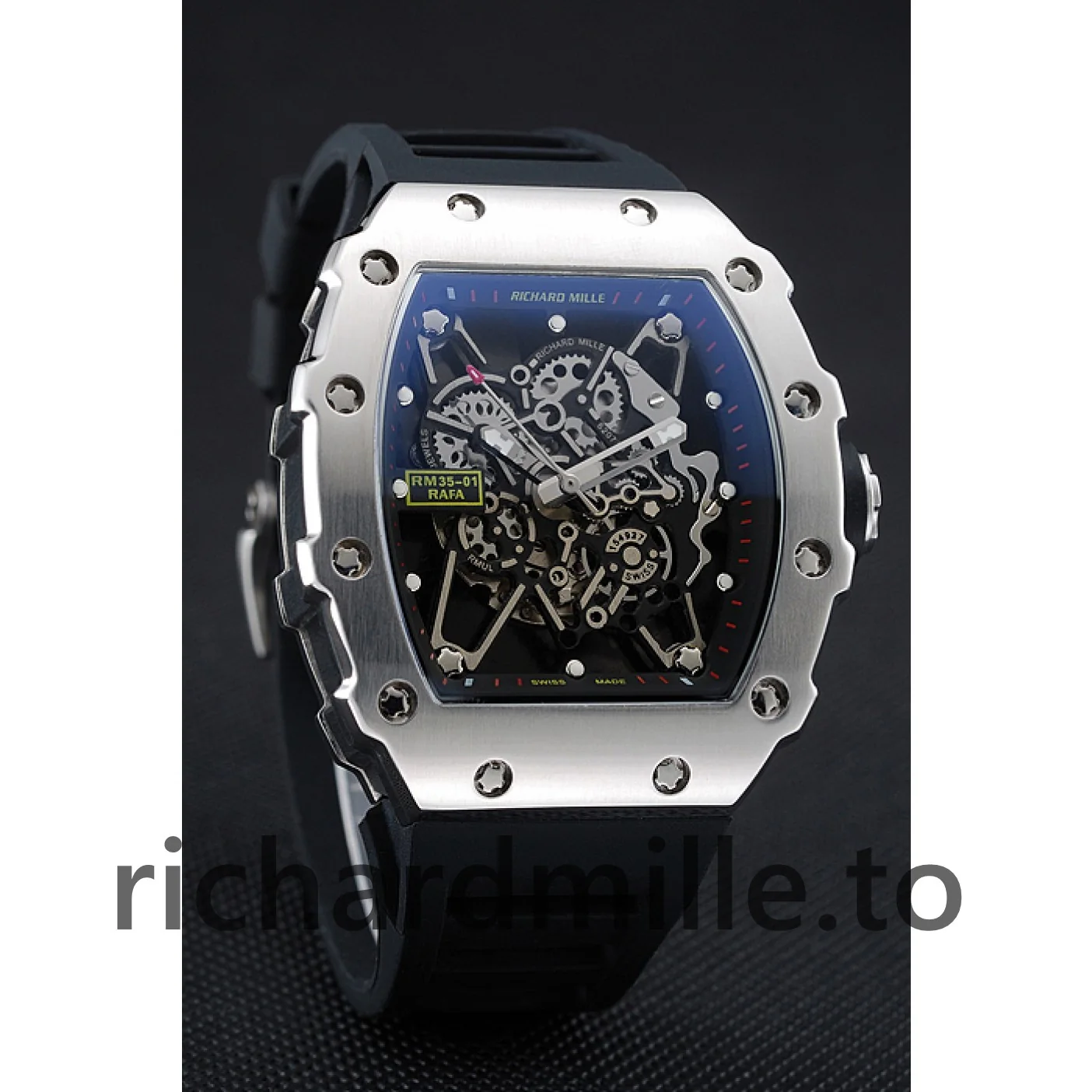 Richard Mille RM 35-01 Rafa 1454198 Black Dial Rubber Watch