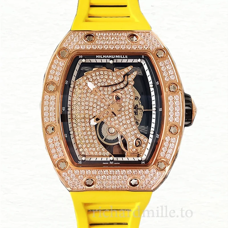 Richard Mille RM52-02 Men Mechanical Watch Horse Dial