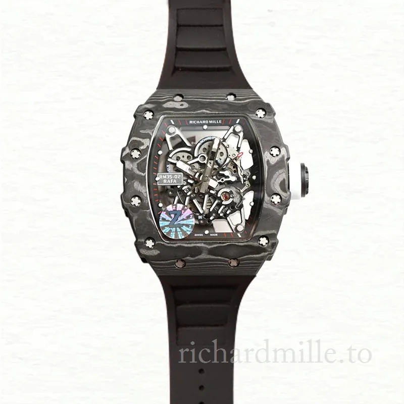 Richard Mille RM35-02 Men Mechanical Watch Rubber Band