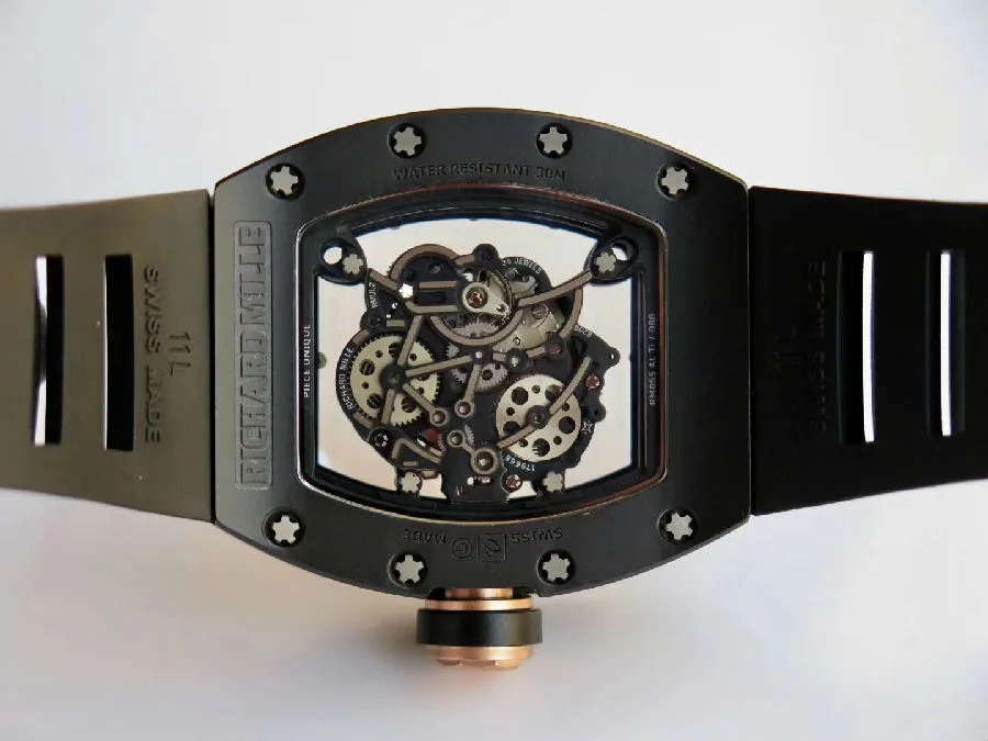 Richard Mille Replica RM 055 Black Strap