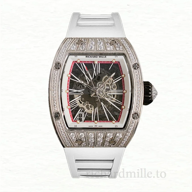Richard Mille RM023 Men Automatic Roman Numeral Rubber Band