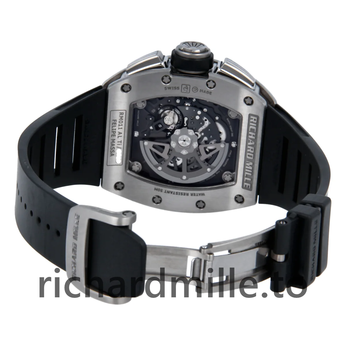Richard Mille RM 011 FM Rubber Skeletonized Dial Watch