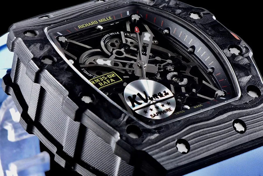 Richard Mille Replica RM 35 V3 Upgrade Blue Strap