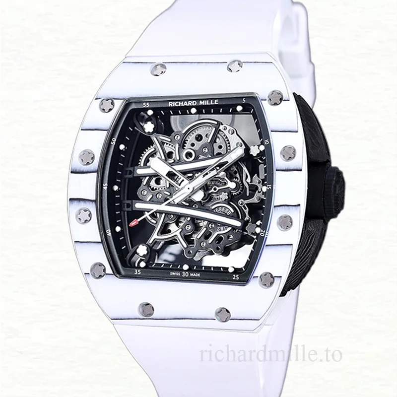 Richard Mille RM 61-01 Men Automatic Transparent Dial Watch