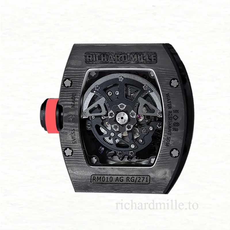 Richard Mille RM 010 Automatic Men Watch Rubber Band