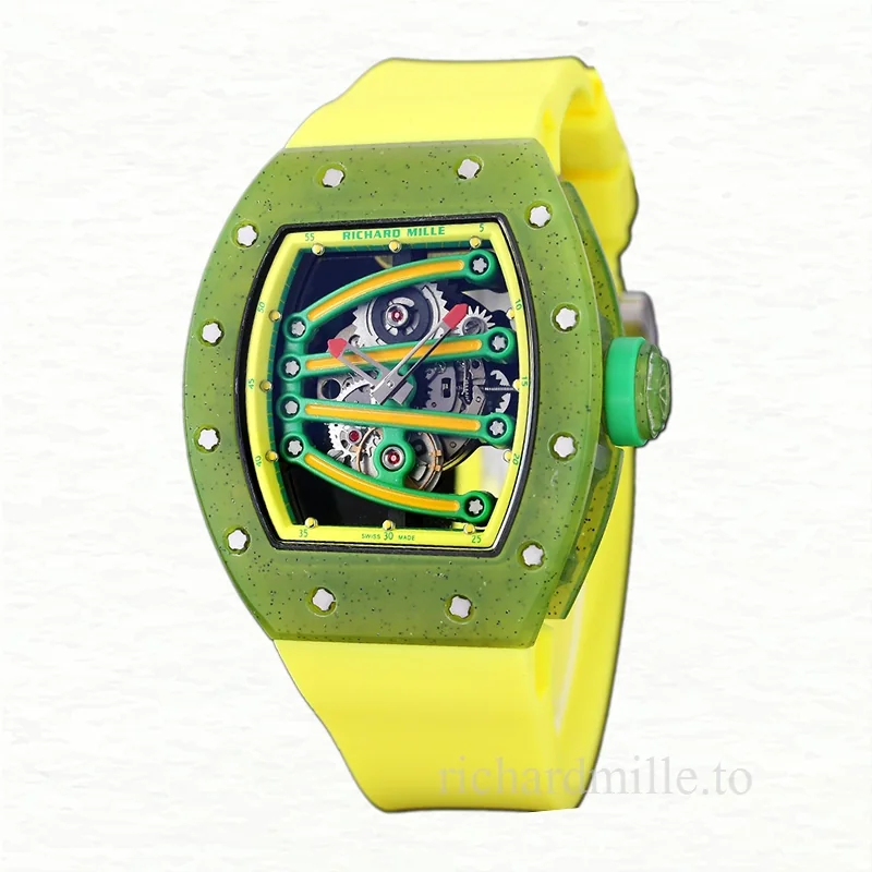 Richard Mille RM 56-01 Automatic Men Rubber Band Watch