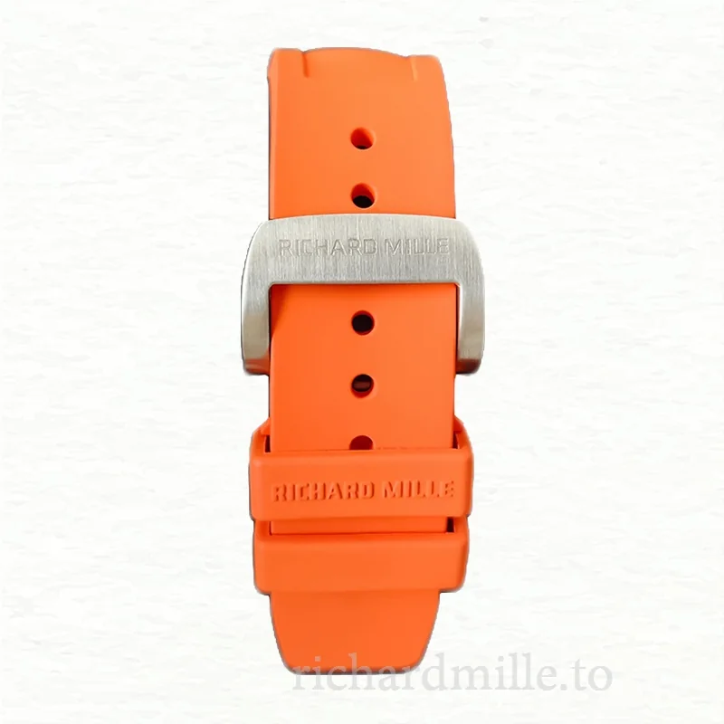 Richard Mille RM35-02 Men Mechanical Watch Rubber Band Diamond Bezel