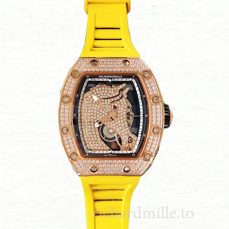 Richard Mille RM52-02 Men Mechanical Watch Horse Dial