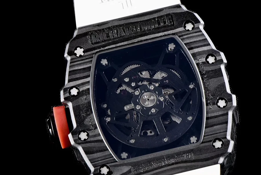 Richard Mille Replica RM 35-02 V3 Upgraded White Strap