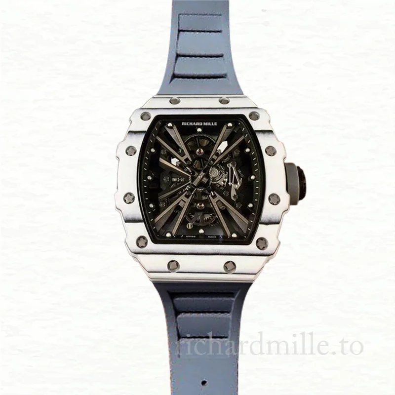 Richard Mille RM12-01 Mechanical Men Transparent Dial Watch