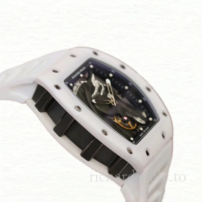 Richard Mille RM52-02 Mechanical Men Watch Ceramics Bezel