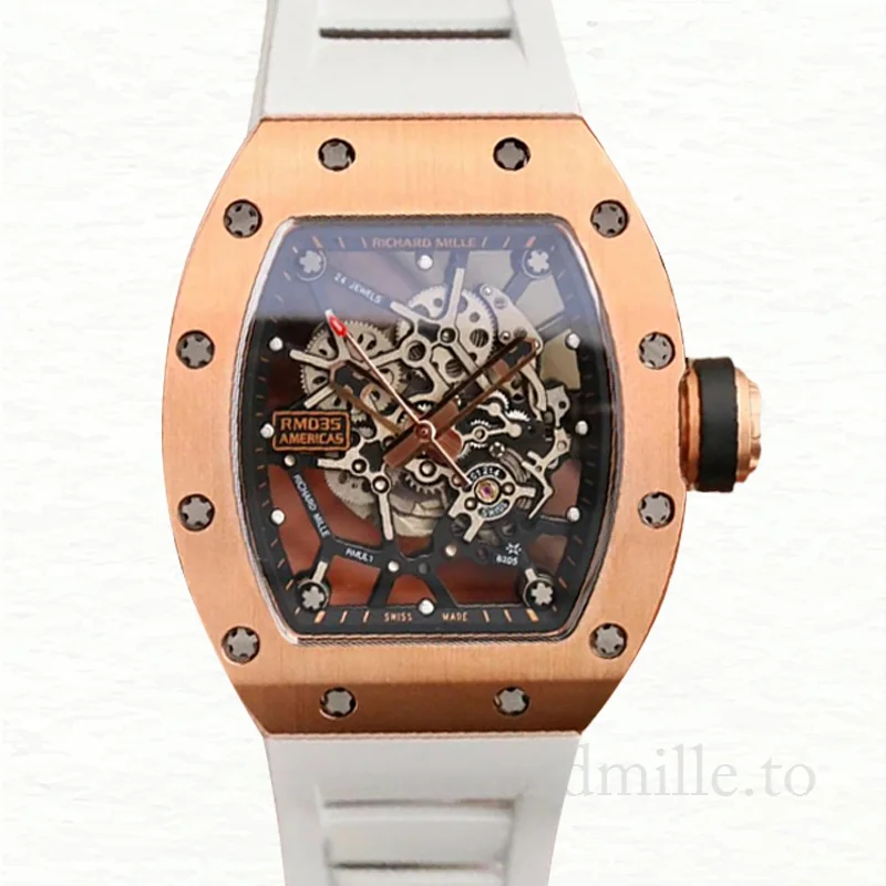 Richard Mille RM035 Mechanical Men Watch Stainless Steel