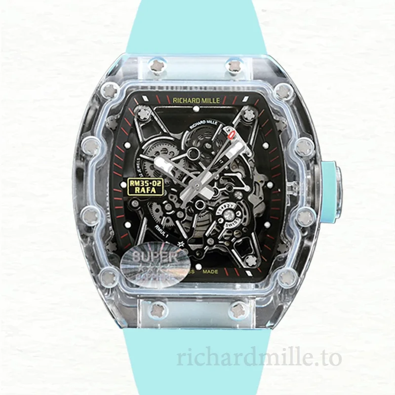 Richard Mille RM35-02 Men Automatic Rubber Band Watch