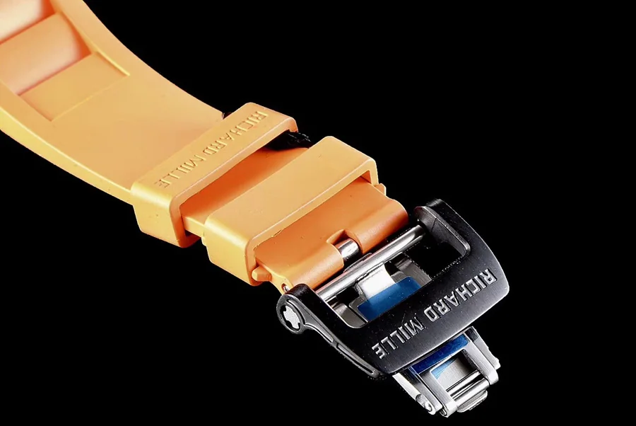 Richard Mille Replica RM 35-02 Orange Imported Rubber Strap