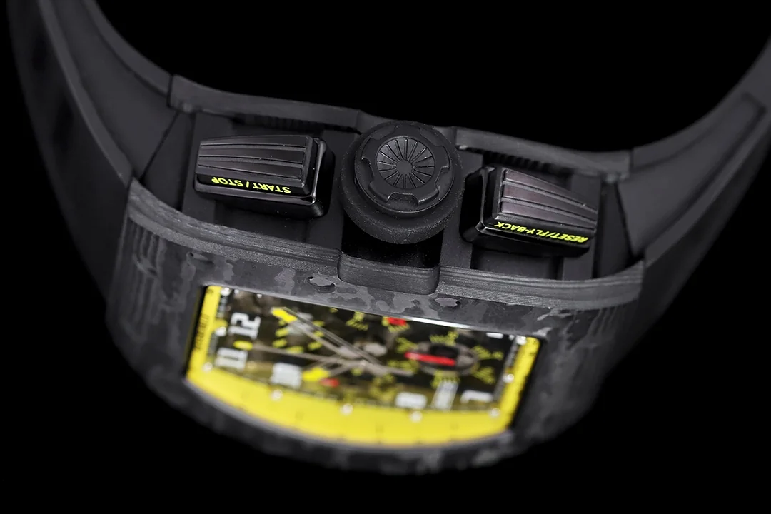 Richard Mille RM 011 Transparent Dial Men’s Black Rubber Band