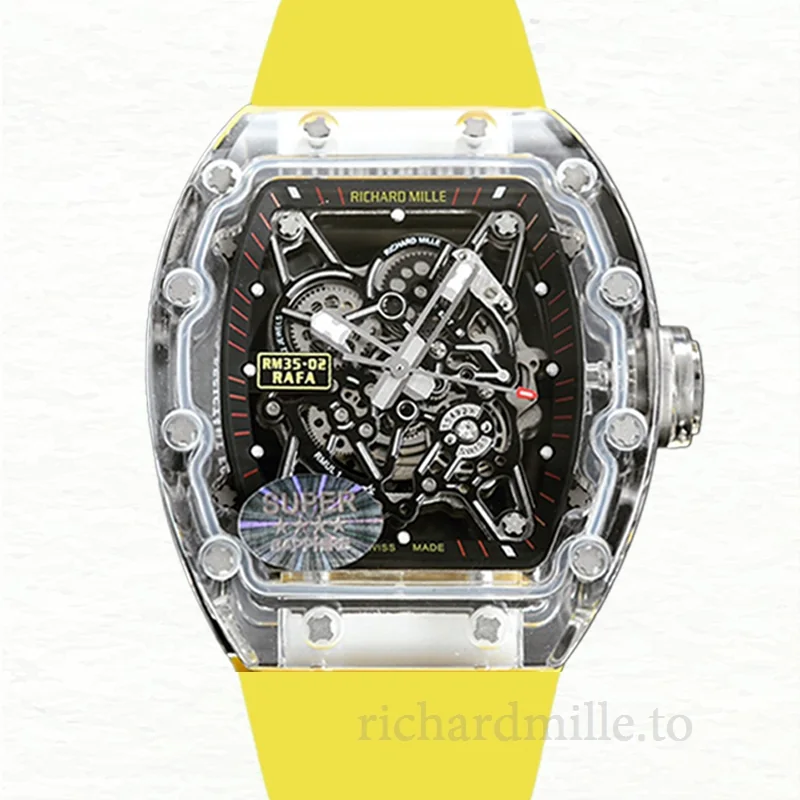 Richard Mille RM35-02 Men Automatic Watch Rubber Band