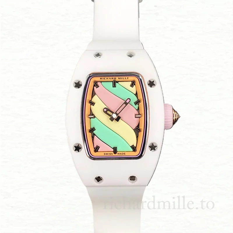 Richard Mille RM07-03 Ladies Automatic Candy Dial Ceramics Bezel