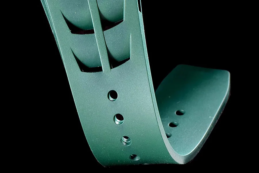Richard Mille Replica RM 011-03 Green Rubber Strap