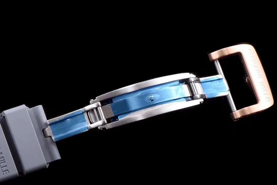 Richard Mille Replica RM 11-03 Grey Rubber Strap