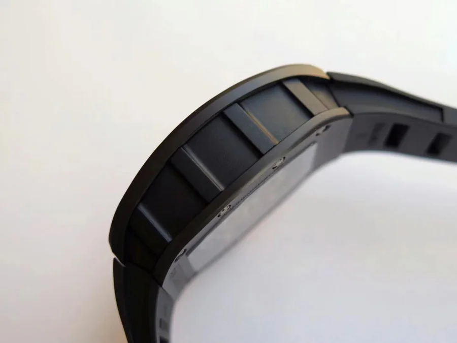 Richard Mille Replica RM 055 Full Ceramic Case Black Strap