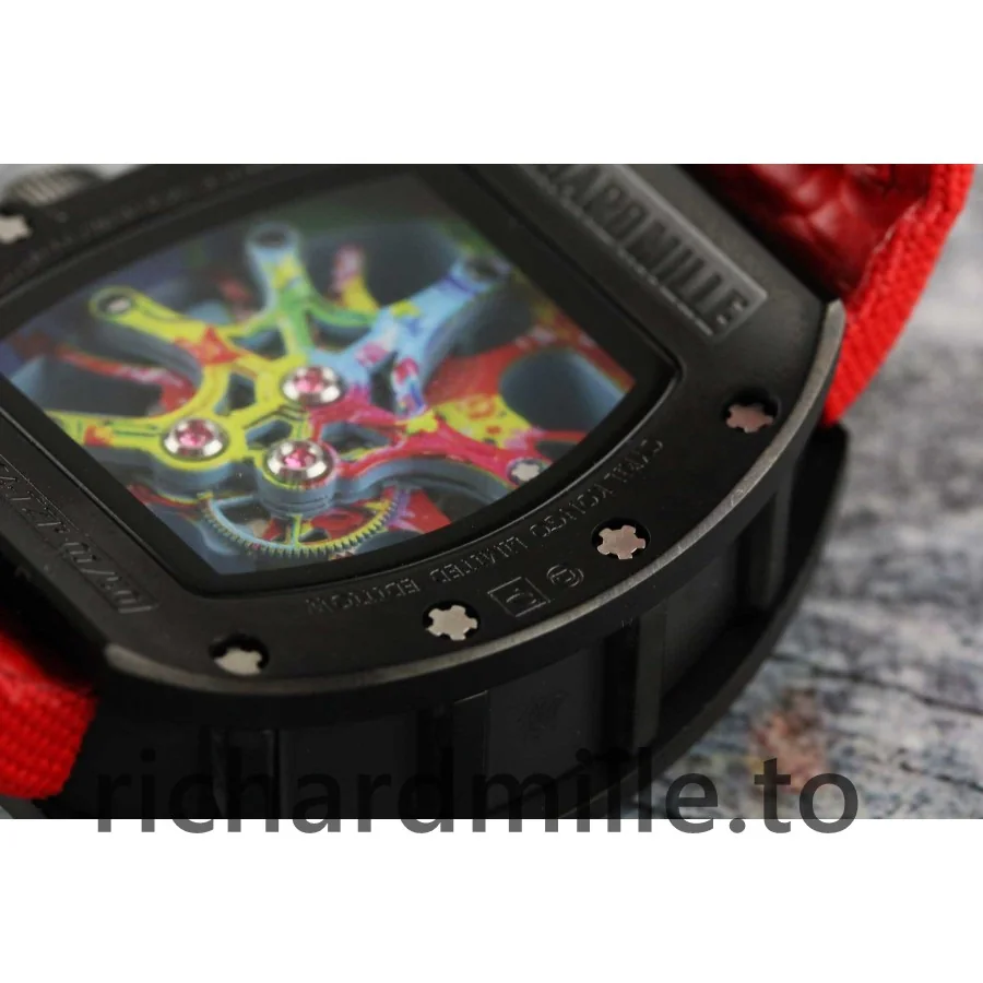 Richard Mille RM 68-01 Kongo Skeleton Dial Nylon Watch