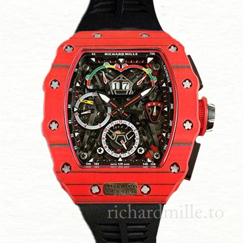 Richard Mille RM50-03 Mechanical Men Watch Rubber Band