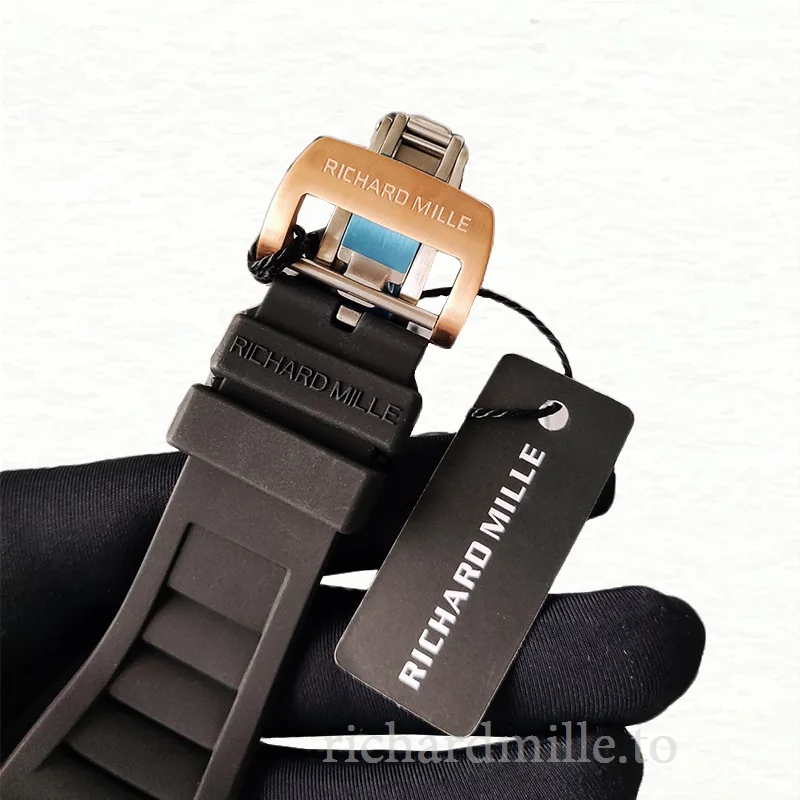 Richard Mille RM51-02 Ladies Mechanical Diamond Bezel Diamond Paved Dial Rubber Band