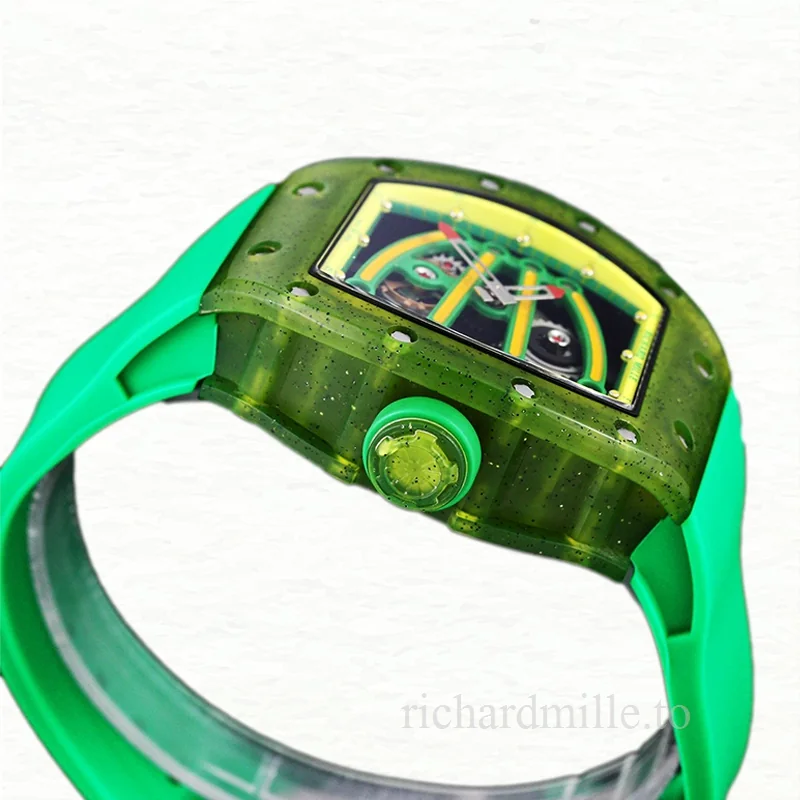 Richard Mille RM 56-01 Automatic Men Transparent Dial Watch