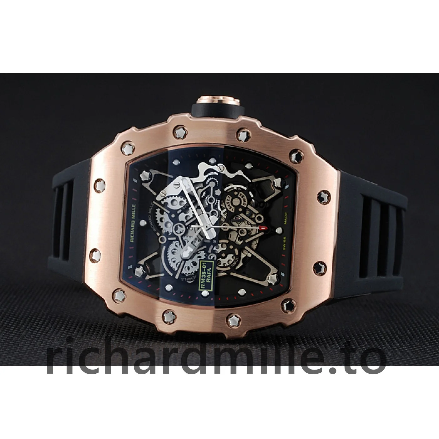 Richard Mille RM 35-01 Rafa 1454197 Black Dial Men Watch