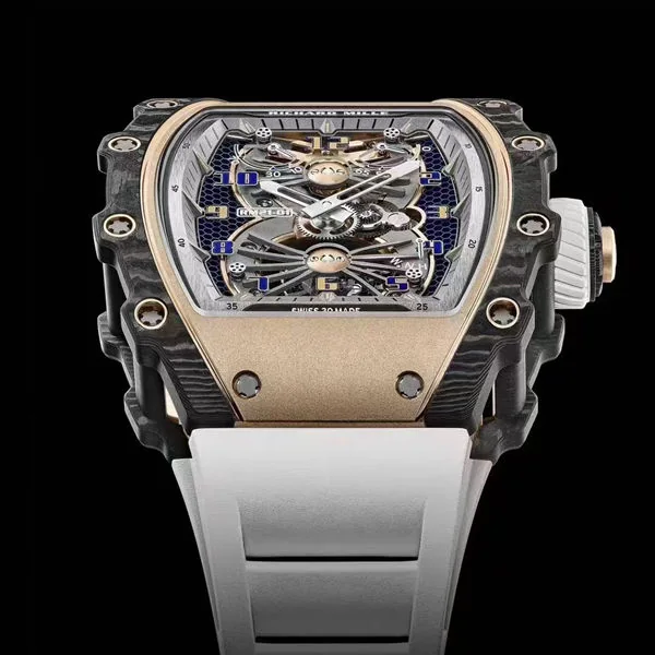 New RM 21-01 Tourbillon Aerodyne Rubber Band Mechanical Men Watch