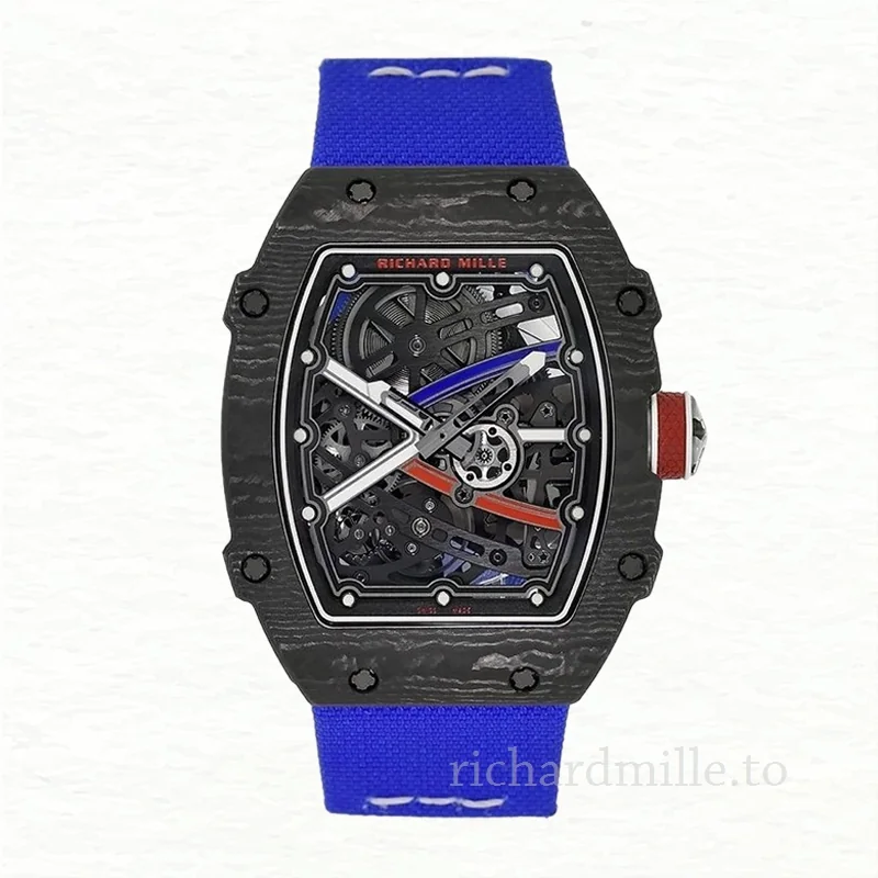 Richard Mille RM 67-02 Transparent Dial Men's Strap Watch