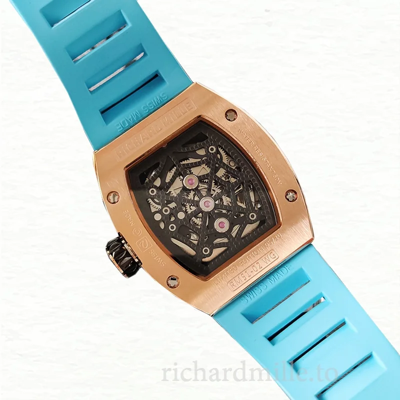 Richard Mille RM51-02 Mechanical Ladies Rubber Band Watch