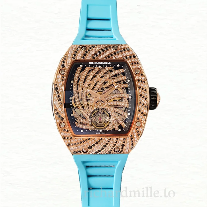 Richard Mille RM51-02 Mechanical Ladies Rubber Band Watch