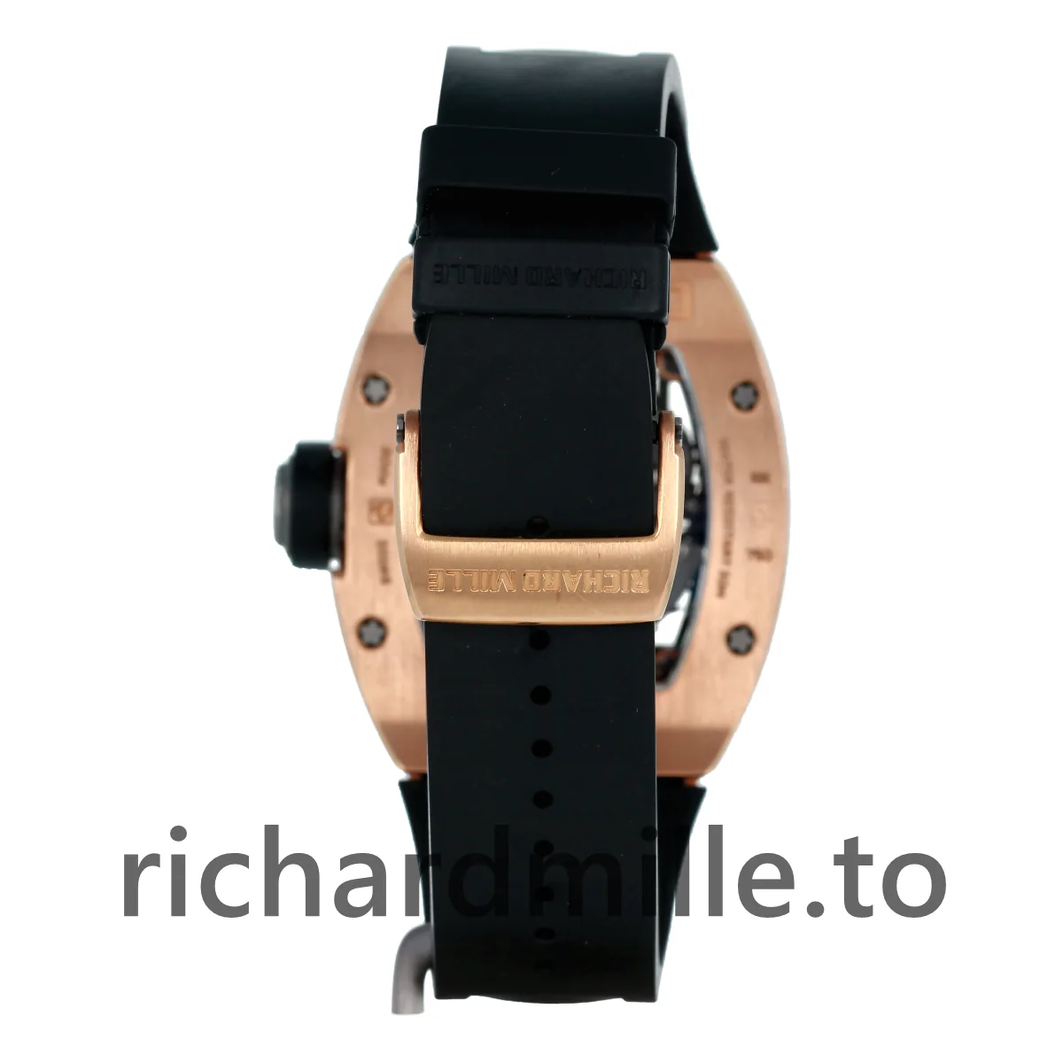 Richard Mille RM 010-AG RG Rubber Skeletonized Dial Watch