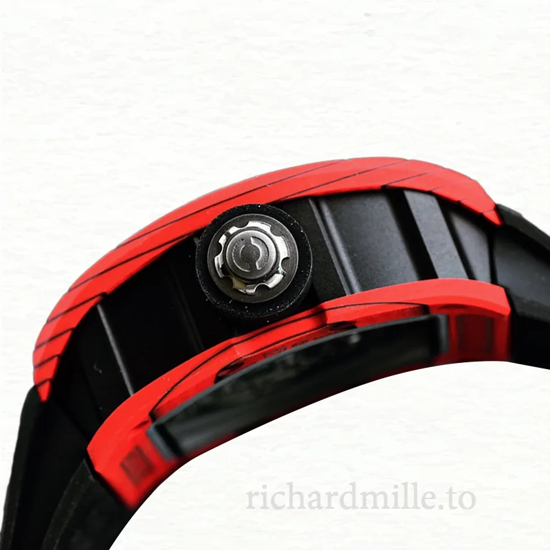 Richard Mille RM022 Automatic Men Black Dial Rubber Band