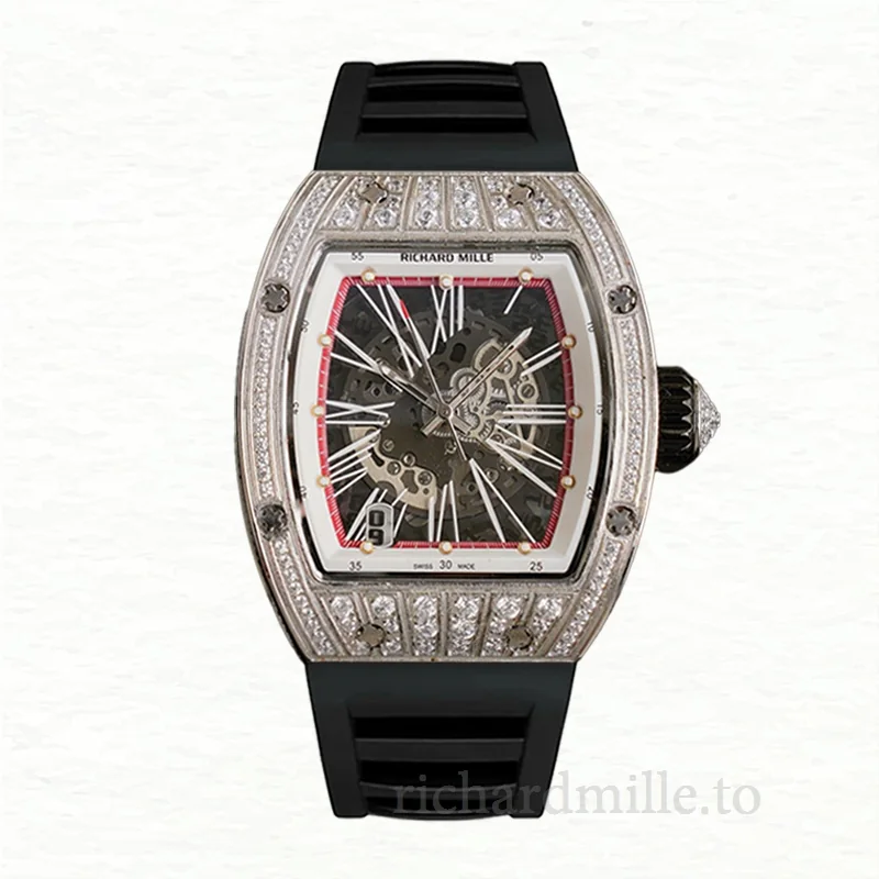 Richard Mille RM023 Men Automatic Transparent Dial Roman Numeral