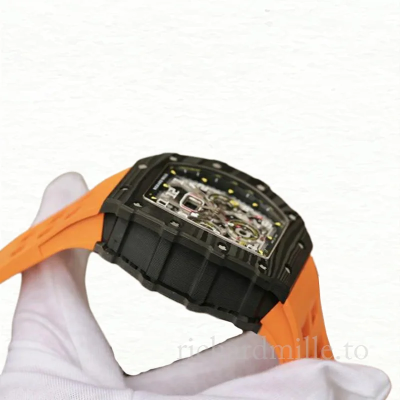 Richard Mille RM11-03 Men Automatic Watch Rubber Band