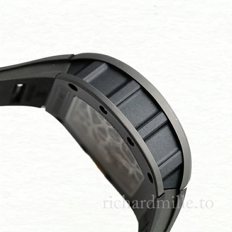 Richard Mille RM035 Mechanical Men Transparent Dial Rubber Band