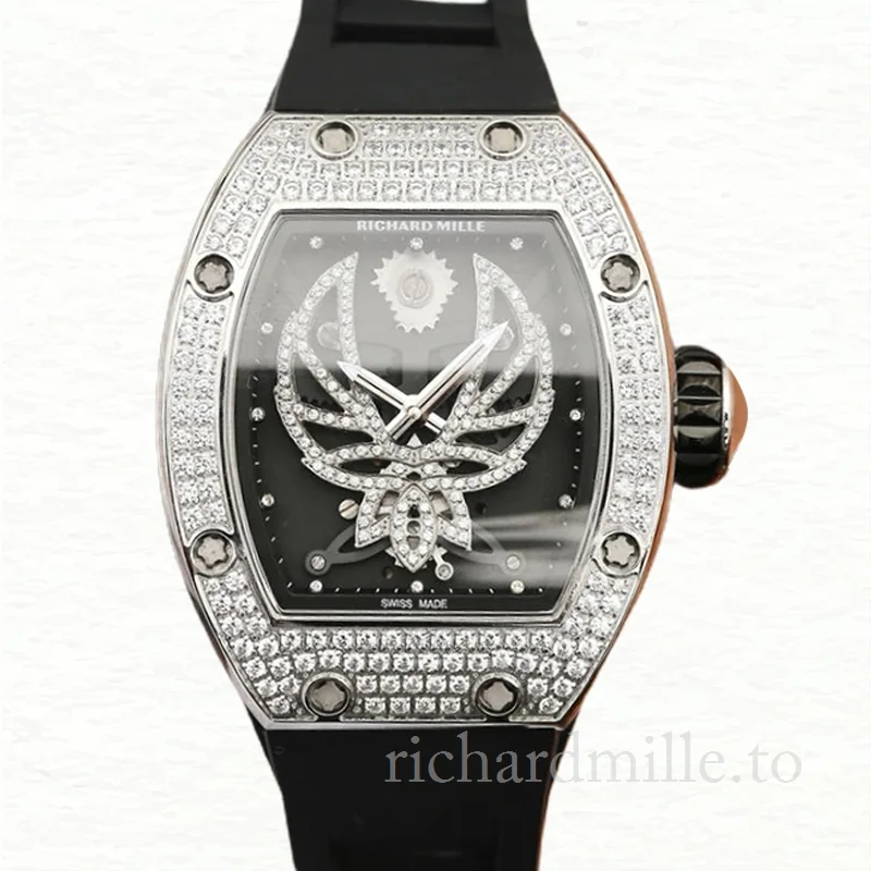 Richard Mille RM019 Hand Wind Men Rubber Band Watch