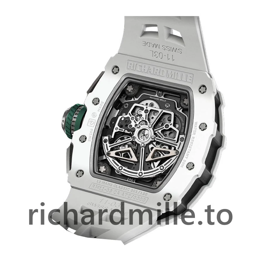 Richard Mille RM 11-03 Green & Silver Dial Watch