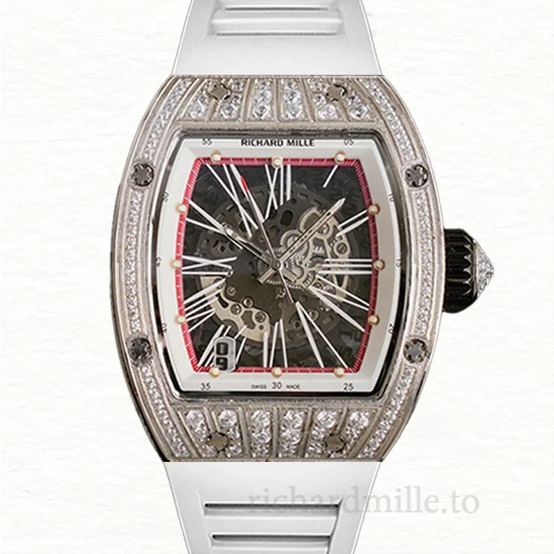 Richard Mille RM023 Men Automatic Roman Numeral Rubber Band