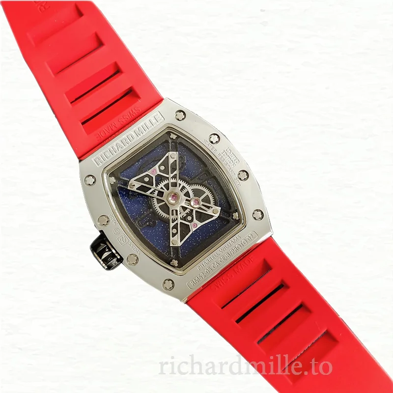 Richard Mille RM52-05 Men Mechanical Mars Earth Dial Rubber Band